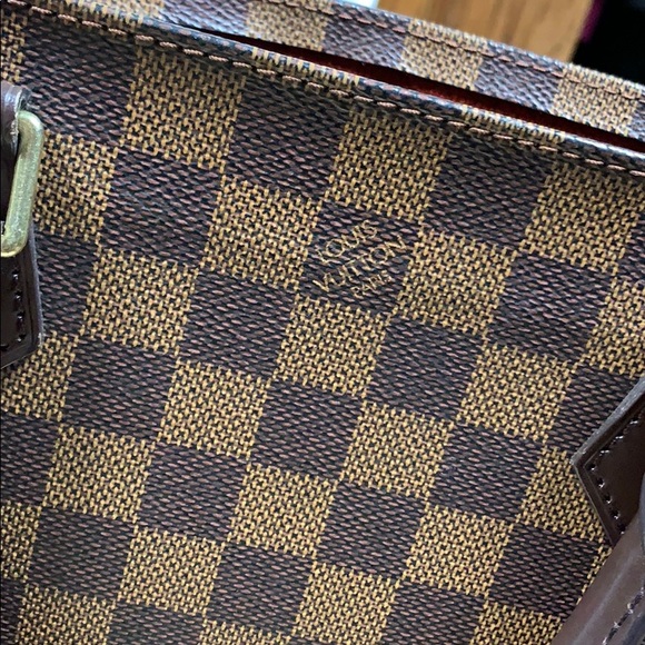 💯 Louis Vuitton Sac Plat Brown Handles - Picture 4 of 8
